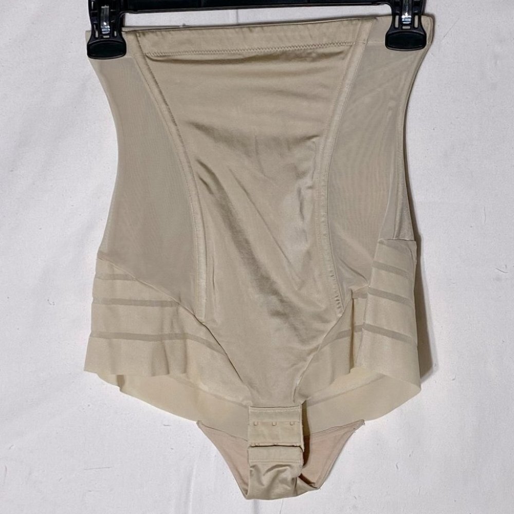 5/$25 Maidenform beige shapewear panties S